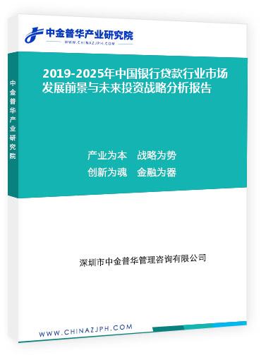 2019-2025年中國(guó)銀行貸款行業(yè)市場(chǎng)發(fā)展前景與未來投資戰(zhàn)略分析報(bào)告