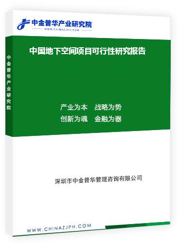 中國地下空間項(xiàng)目可行性研究報告